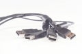 USB Cables Royalty Free Stock Photo