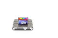 Usb card reader and memory card compact flash 32 GB. Royalty Free Stock Photo