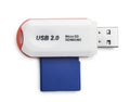 USB Card Reader Royalty Free Stock Photo