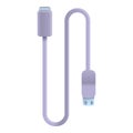 Usb charger icon, cartoon style