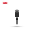 Usb charging plug vector isolated 8 Royalty Free Stock Photo