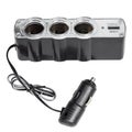 USB and cigarette lighter socket for the car Royalty Free Stock Photo