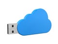 USB Cloud Computing Symbol Royalty Free Stock Photo