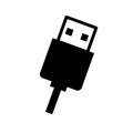 usb connection isolated icon design