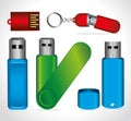 USB design, vector illustration. Royalty Free Stock Photo