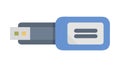 USB Drive Memory Stick Digital Storage Data Transfer Vector, vector design Generative AI Royalty Free Stock Photo