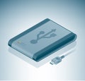 USB External Drive Royalty Free Stock Photo