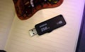 USB flash drive for data storage. Used for storing your and photos Royalty Free Stock Photo