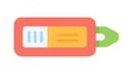USB Flash Drive Icon: Portable Data Storage, vector design Generative AI Royalty Free Stock Photo