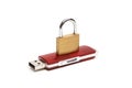 USB flash drive with a lock