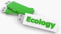 USB flash drives with ecology concept