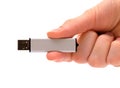 USB Flash in hand Royalty Free Stock Photo