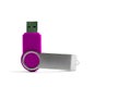 Usb flash pendrive isolated on white background Royalty Free Stock Photo