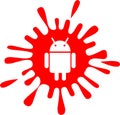 Android ink splash icon