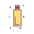 Usb icon design vector Royalty Free Stock Photo