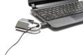 Usb lock laptop Royalty Free Stock Photo