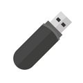 Usb memory flash drive icon vector eps10. Usb memory. Vector USB memory Flash Drive flat style isolated. Royalty Free Stock Photo