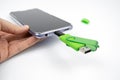 USB 2.0 Micro USB Flash Drive. OTG Memory Stick for Phone. Dual flash card