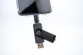 USB 2.0 Micro USB Flash Drive. OTG Memory Stick for Phone. Dual flash card