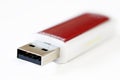 USB pendrive on White background Royalty Free Stock Photo