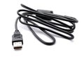 USB plug with cable Royalty Free Stock Photo