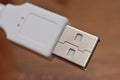 Usb plug close up Royalty Free Stock Photo