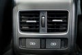 USB port in the car panel close up. Car interior detail Royalty Free Stock Photo
