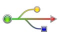 Usb sign for interface electronic hardware