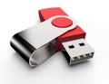 Usb stick isolated Royalty Free Stock Photo