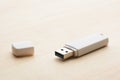 USB stick with cap Royalty Free Stock Photo