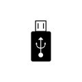 USB storage icon. Element of simple icon for websites, web design, mobile app, info graphics. Signs and symbols collection icon fo Royalty Free Stock Photo