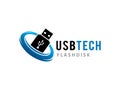 USB Technology logo symbol or icon template Royalty Free Stock Photo