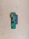 USB to SATA Adapter Circuit Board | Hard Drive Converter Module for Data Transfer Royalty Free Stock Photo