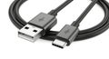 Usb-a to usb-c fast charging and high-speed data transfer cable Royalty Free Stock Photo