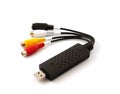 USB video audio capture adapter Royalty Free Stock Photo