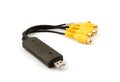 USB video audio capture adapter Royalty Free Stock Photo