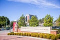 USC entrance sign Royalty Free Stock Photo