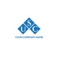 USC letter logo design on white background. USC creative initials letter logo concept. USC letter design.USC letter logo design on