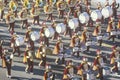 USC Marching Band in Rose Bowl Parade, Pasadena, California Royalty Free Stock Photo