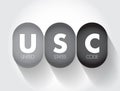 USC - United States Code is the codification by subject matter of the general and permanent laws of the United States, acronym