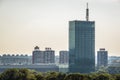 Usce Tower in Belgrade city, Serbia Royalty Free Stock Photo