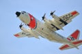 USCG C-130 rescue aircraft Royalty Free Stock Photo