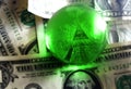 Usd dollar bill eye pyramid