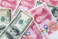 USD and RMB Royalty Free Stock Photo