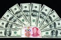 USD and RMB bank notes