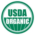Usda organic icon Royalty Free Stock Photo