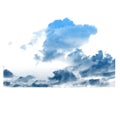 Huge cloud base in sky Royalty Free Stock Photo