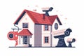 Use a CCTV system to set different alarm controls in your home, educating through secure video management and technology.