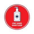 Use hand sanitizer sticker 4