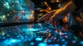 Through the use of interactive touch screens visitors can explore how quantum mechanics has contributed to